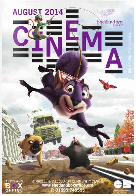 CINEMA (SHETLAND) magazine side cover August 2014
