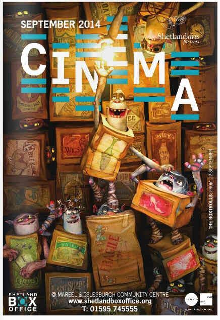 CINEMA (SHETLAND) magazine side cover September 2014