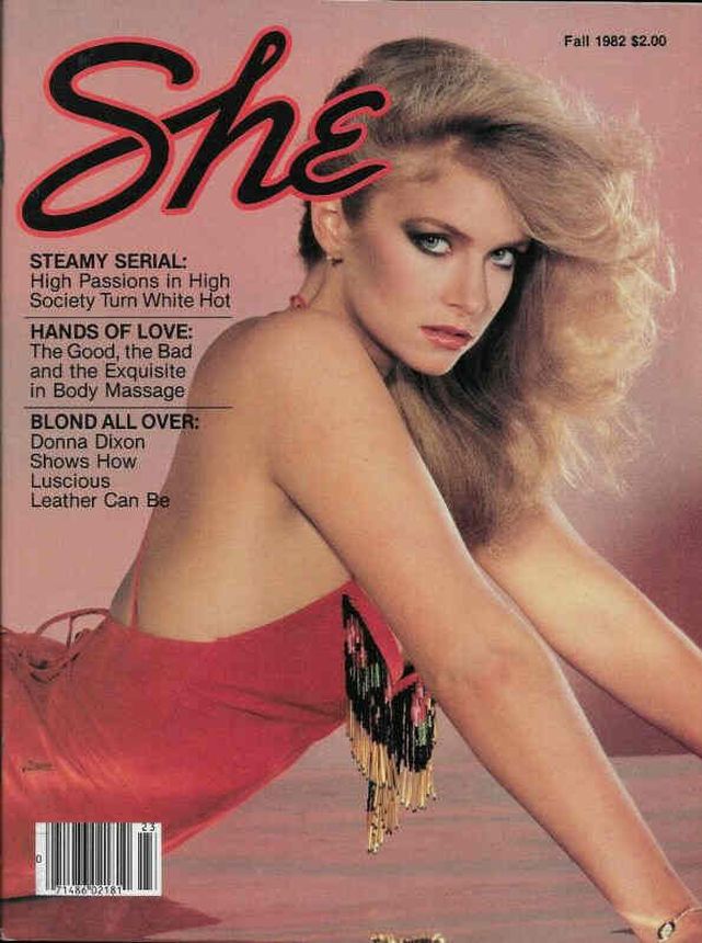 SHE 1982 USA magazine side cover Issue 1 Fall 1982