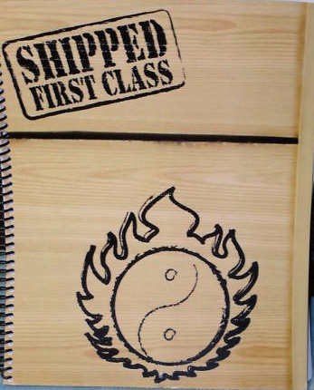 SHIPPED FIRST CLASS magazine side cover Issue 1   2008