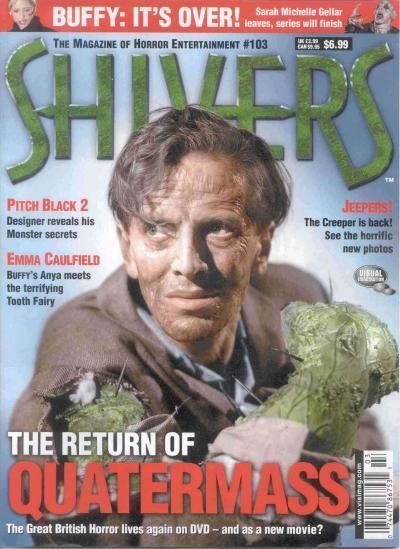 SHIVERS magazine side cover Issue 103 March 2003
