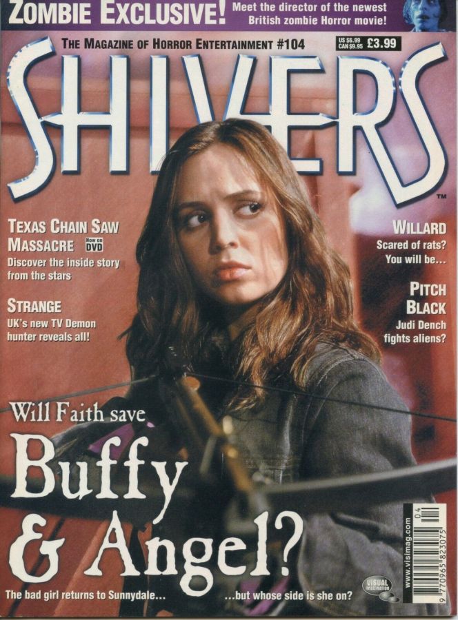 SHIVERS magazine side cover Issue 104 May 2003