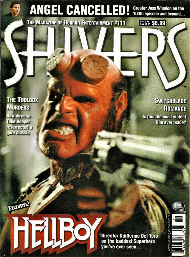 SHIVERS magazine side cover Issue 111 March 2004
