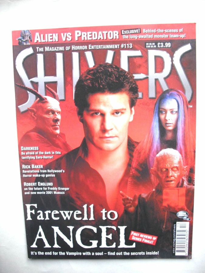 SHIVERS magazine side cover Issue 113 June 2004