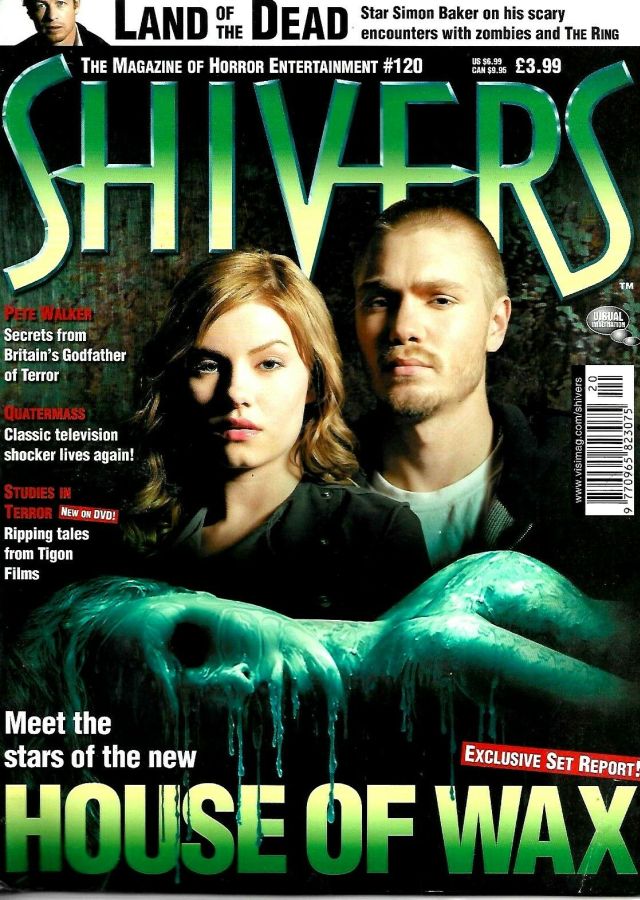 SHIVERS magazine side cover Issue 120 May 2005