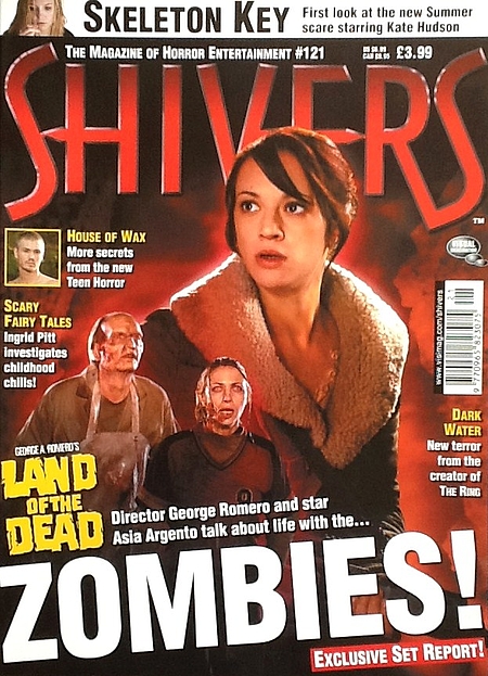 SHIVERS magazine side cover Issue 121 June 2005