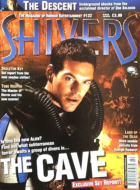 SHIVERS magazine side cover Issue 122 July/August 2005