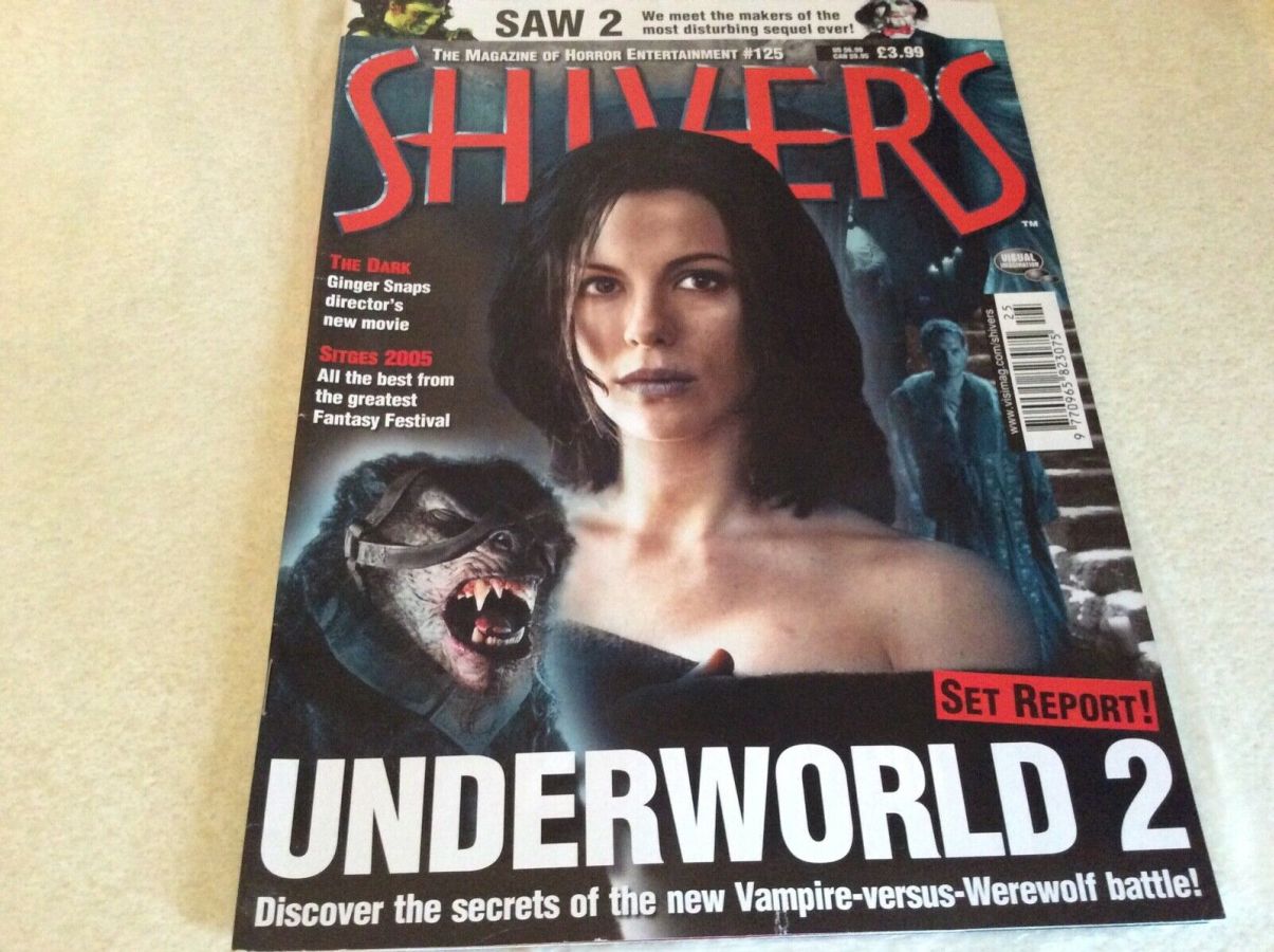 SHIVERS magazine side cover Issue 125 January/February 2006