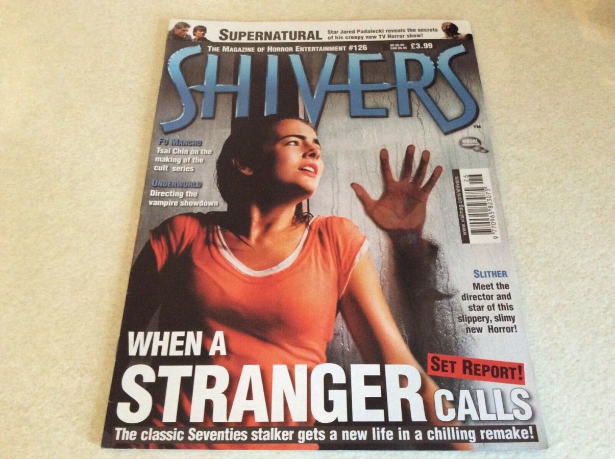 SHIVERS magazine side cover Issue 126 March/April 2006