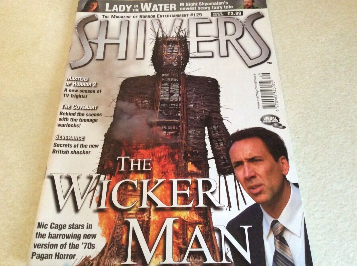 SHIVERS magazine side cover Issue 129 September/October 2006