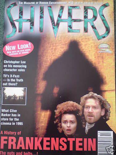 SHIVERS magazine side cover Issue 13 December 1994
