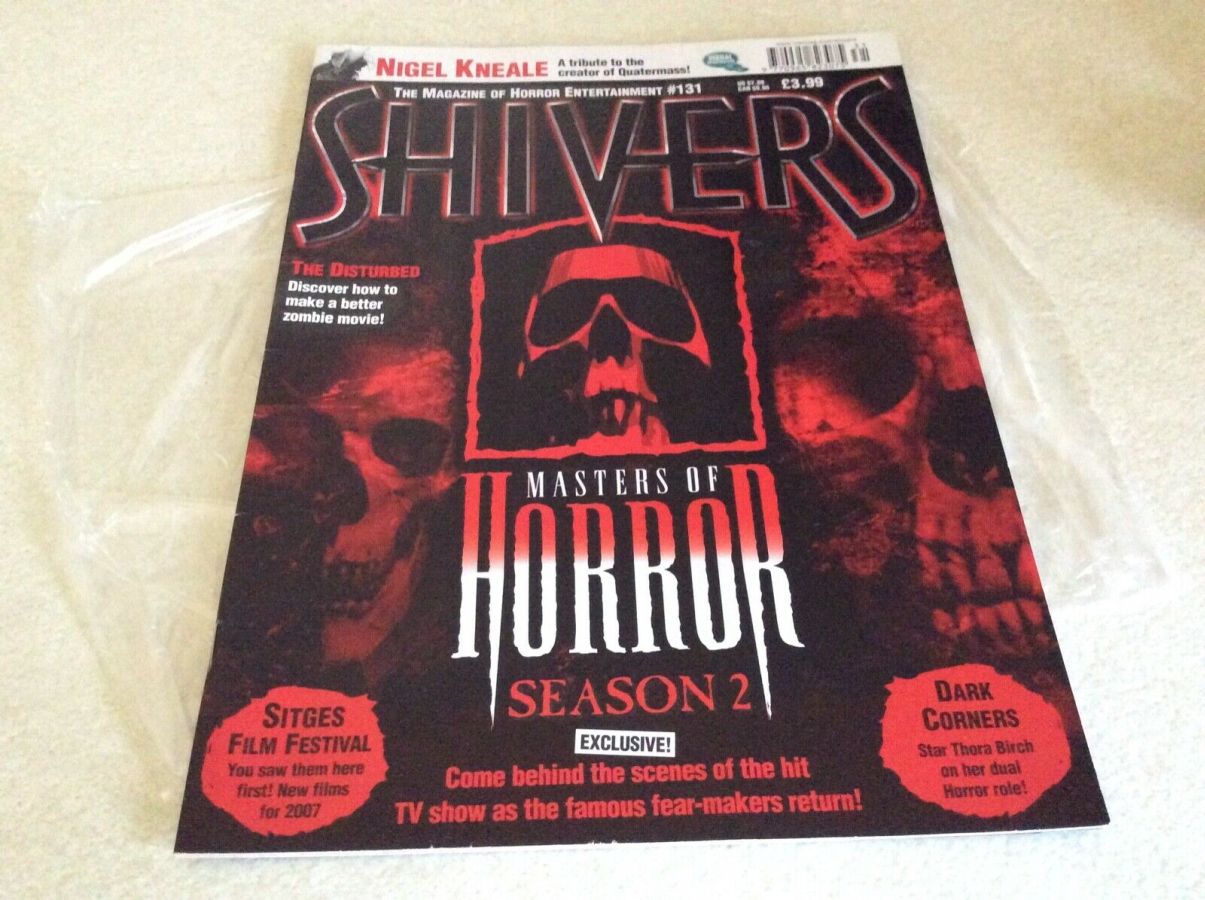 SHIVERS magazine side cover Issue 131 January/February 2007