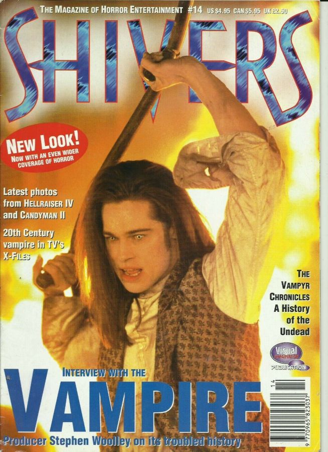 SHIVERS magazine side cover Issue 14 January 1995