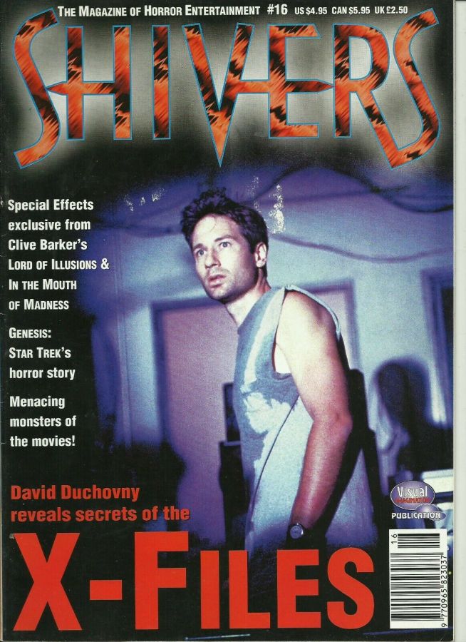 SHIVERS magazine side cover Issue 16 April 1995