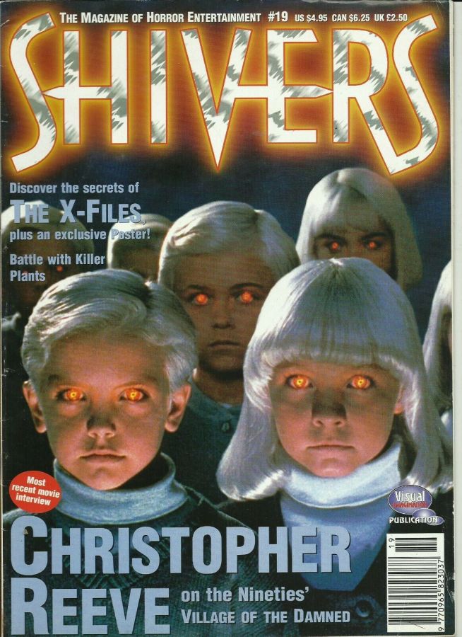 SHIVERS magazine side cover Issue 19 July 1995