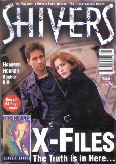 SHIVERS magazine side cover Issue 28 April 1996