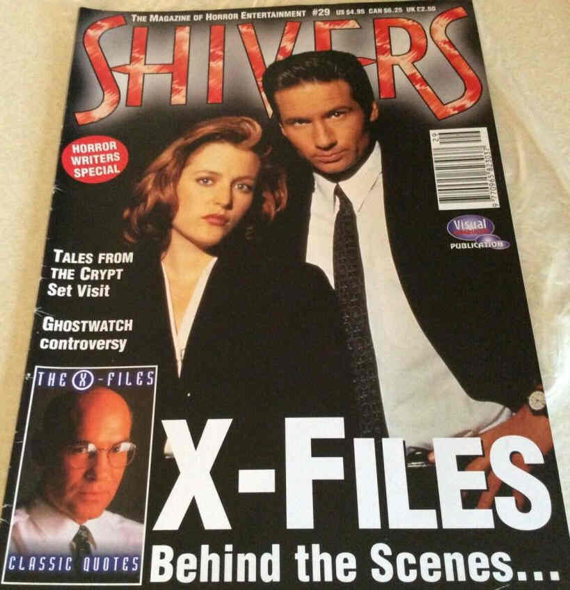 SHIVERS magazine side cover Issue 29 May 1996