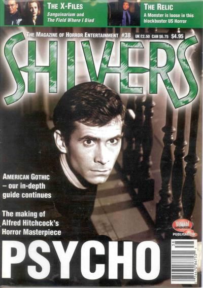 SHIVERS magazine side cover Issue 38 February 1997