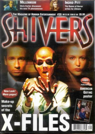 SHIVERS magazine side cover Issue 39 March 1997