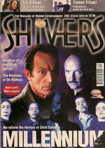SHIVERS magazine side cover Issue 40 April 1997