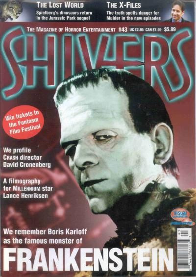 SHIVERS magazine side cover Issue 43 July 1997