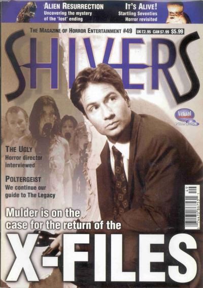 SHIVERS magazine side cover Issue 49 January 1998