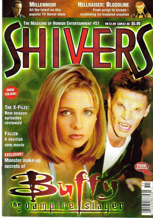 SHIVERS magazine side cover Issue 51 March 1998