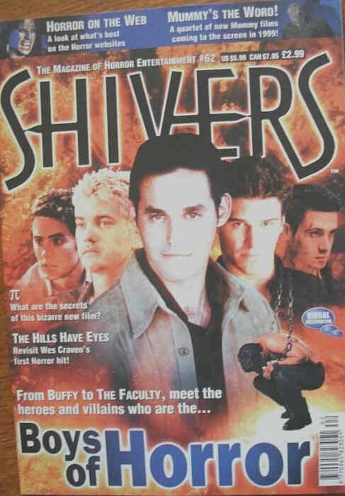 SHIVERS magazine side cover Issue 62 February 1999