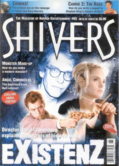SHIVERS magazine side cover Issue 65 May 1999