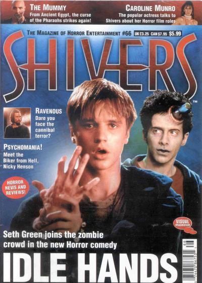 SHIVERS magazine side cover Issue 66 June 1999