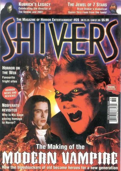 SHIVERS magazine side cover Issue 69 September 1999