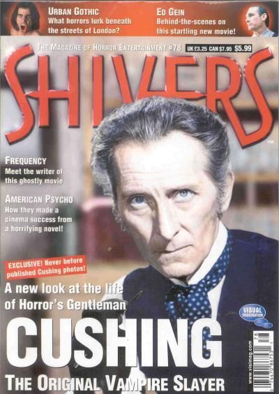 SHIVERS magazine side cover Issue 78 June 2000