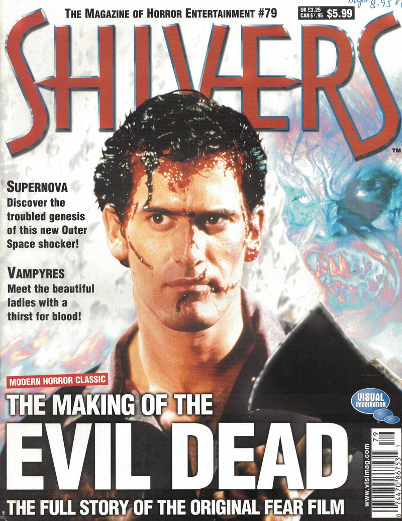 SHIVERS magazine side cover Issue 79 July 2000