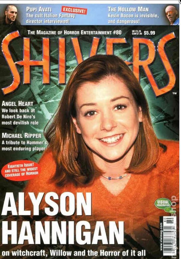 SHIVERS magazine side cover Issue 80 August 2000