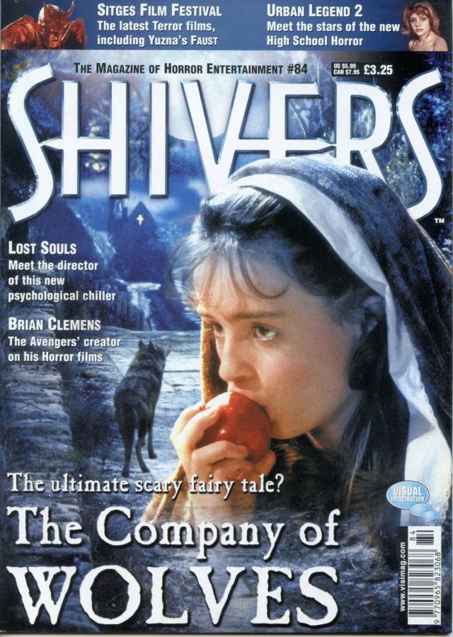 SHIVERS magazine side cover Issue 84 December 2000