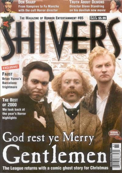 SHIVERS magazine side cover Issue 85 January 2001