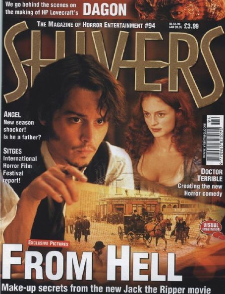 SHIVERS magazine side cover Issue 94 January 2002