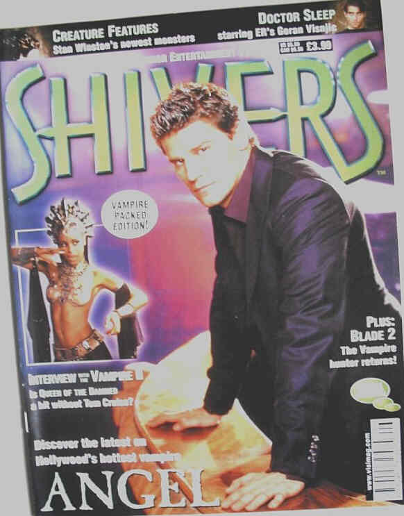 SHIVERS magazine side cover Issue 96 April/May 2002