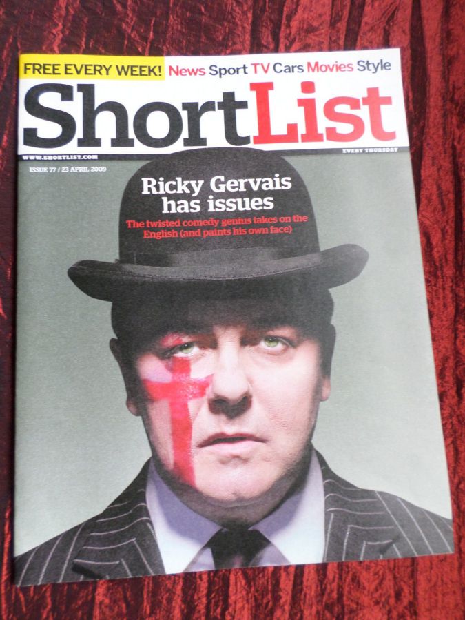 SHORTLIST magazine side cover Issue 77 23 April 2009