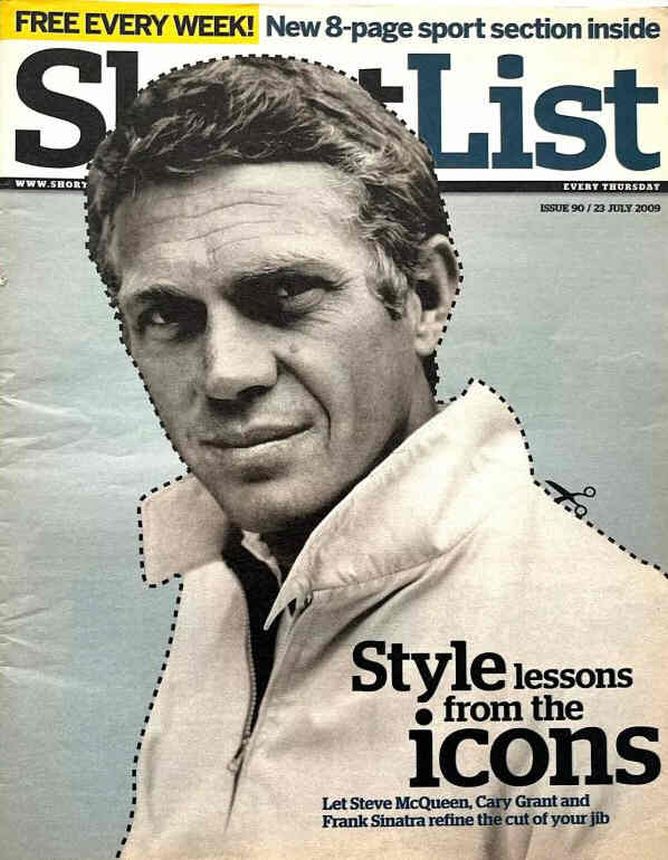 SHORTLIST magazine side cover Issue 90 23 July 2009