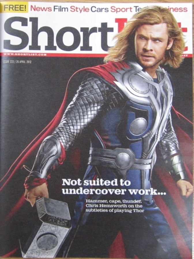 SHORTLIST magazine side cover Issue 222 26 April 2012