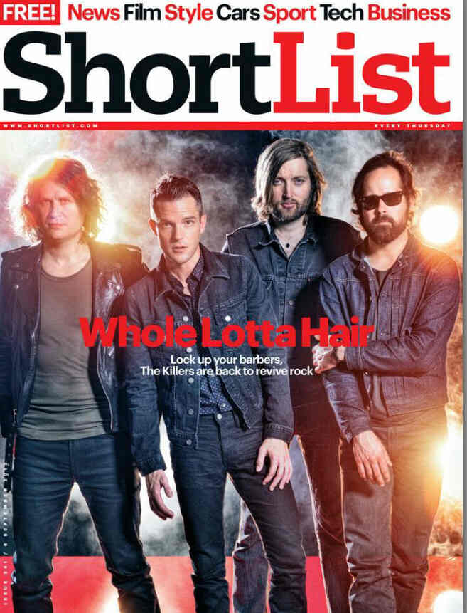 SHORTLIST magazine side cover Issue 241 6 September 2012