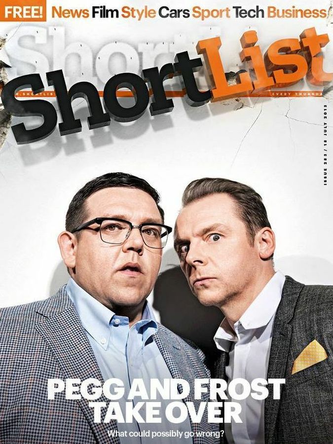 SHORTLIST magazine side cover Issue 283 18 July 2013