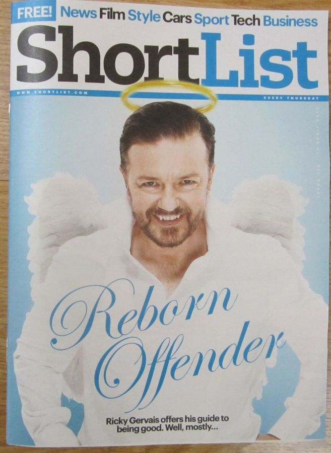 SHORTLIST magazine side cover Issue 319 17 April 2014