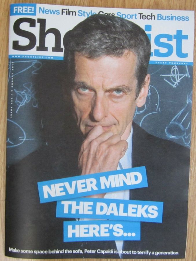 SHORTLIST magazine side cover Issue 336 7 August 2014