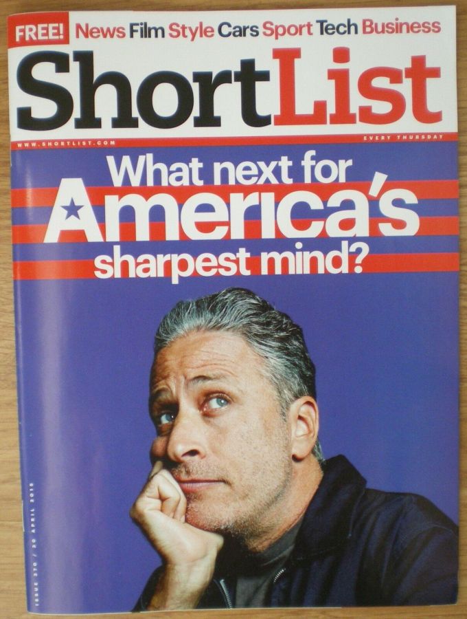 SHORTLIST magazine side cover Issue 370 30 April 2015