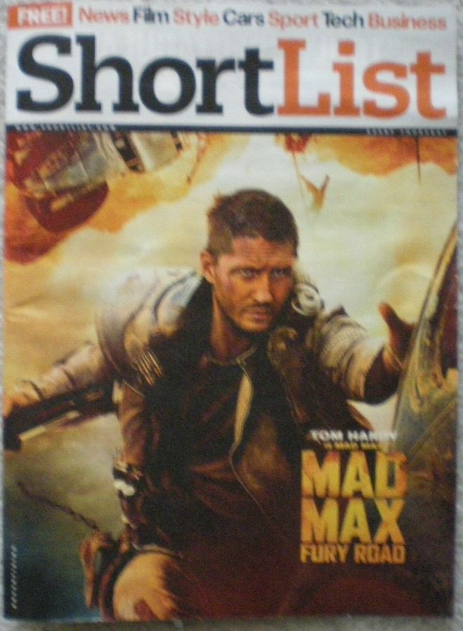 SHORTLIST magazine side cover Issue 372 14 May 2015