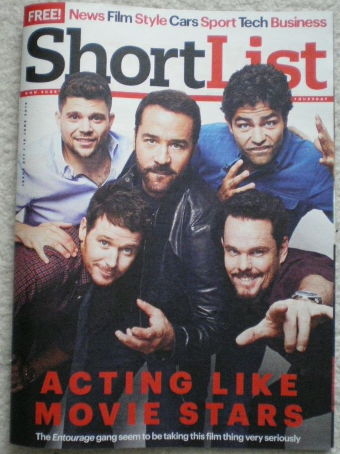 SHORTLIST magazine side cover Issue 377 18 June 2015