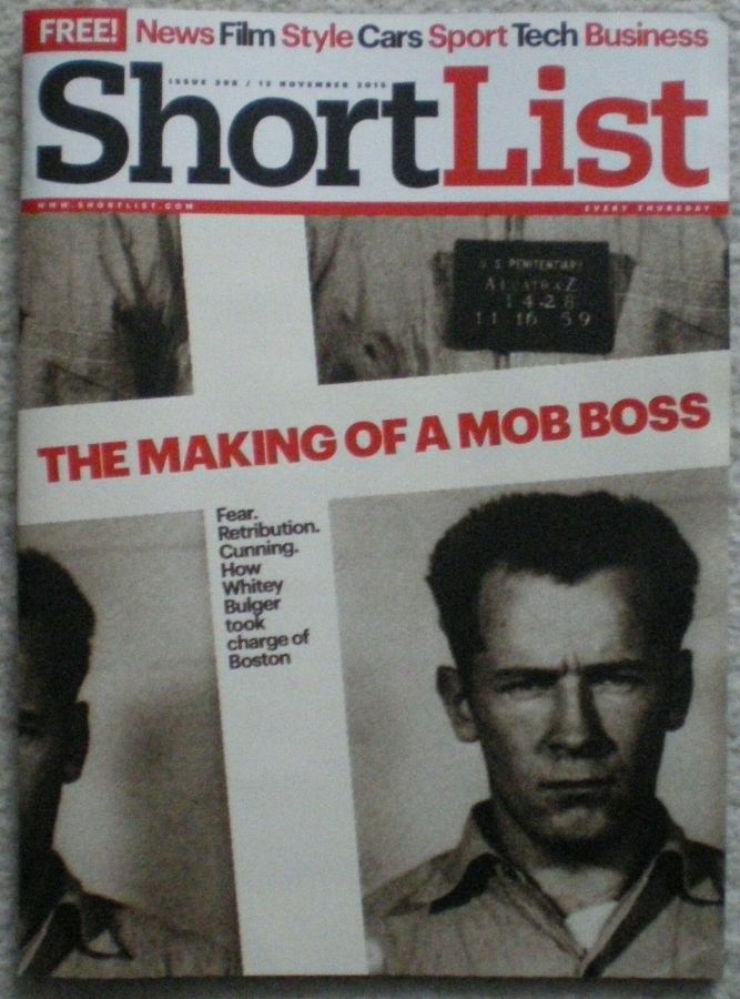 SHORTLIST magazine side cover Issue 398 12 November 2015