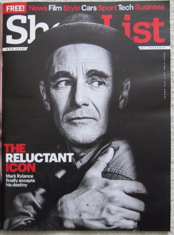 SHORTLIST magazine side cover Issue 431 21 July 2016